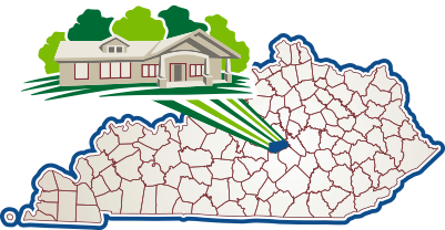 Map showing the housing authority's service area, which is the City of Danville and County of Boyle, Kentucky.
